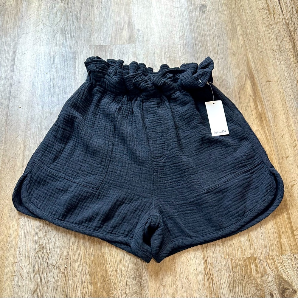 Splendid 100% cotton paper bag shorts size XS